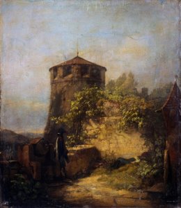 Sleeping Sentry by Carl Spitzweg